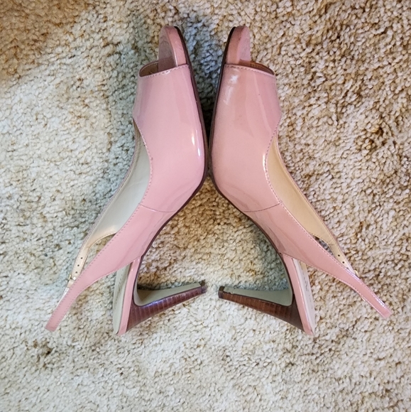 Cole Haan Powder Pink Shoes, Heeled Sandals, slingback - Picture 3 of 11